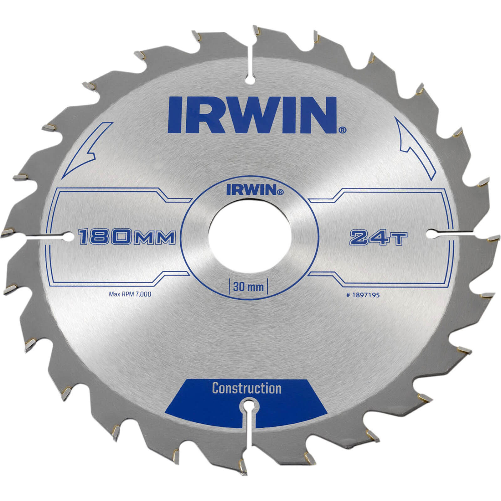 Irwin ATB Construction Circular Saw Blade 180mm 24T 30mm Price Comparisons | Compare The Build