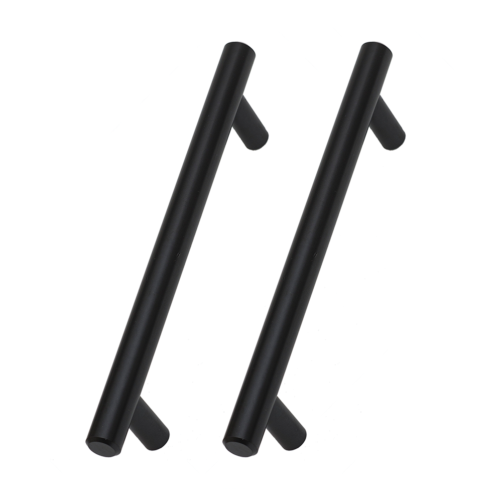 T Bar Handle Matt Black Pack of 2 - KKHAND20 | Compare The Build