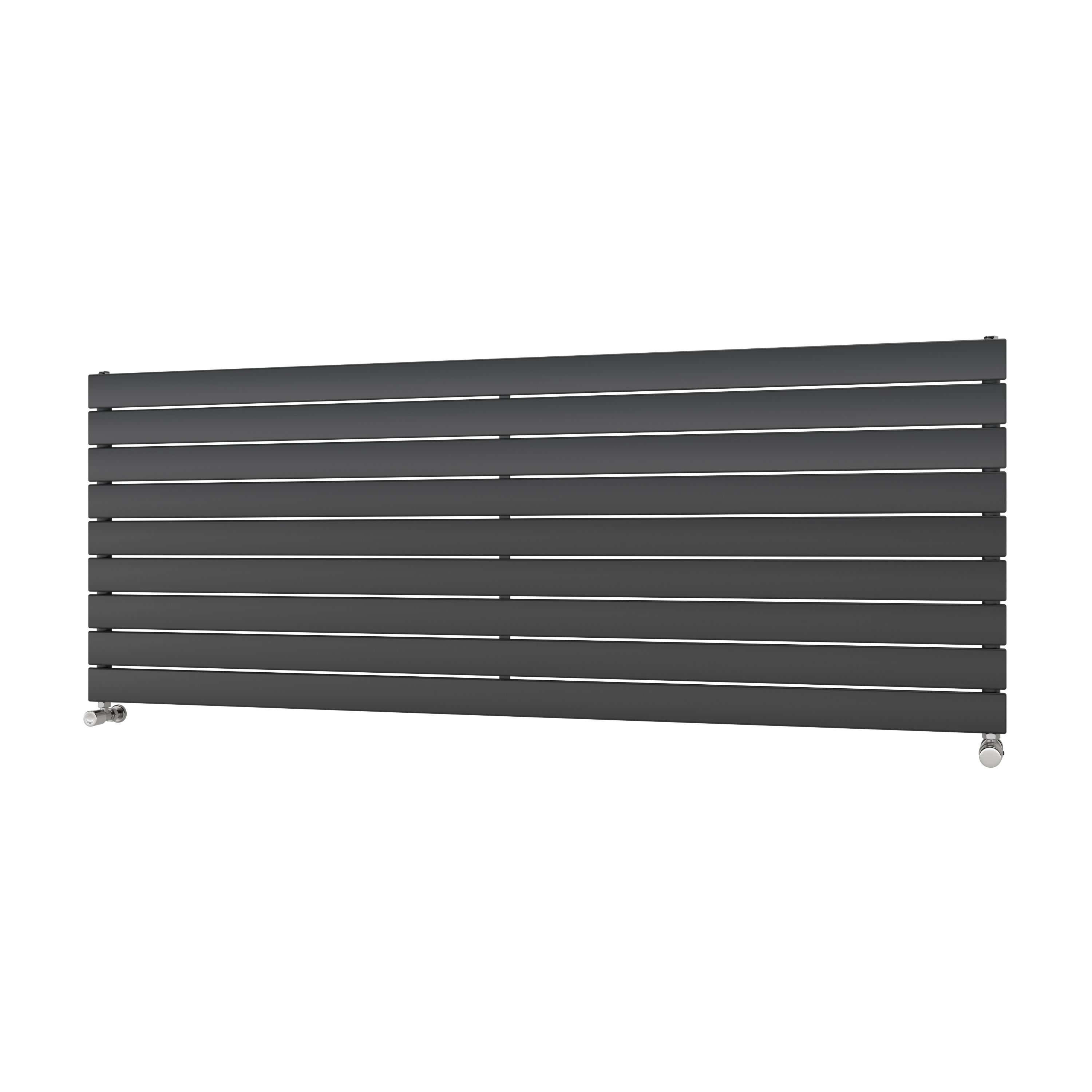 Ximax Vertirad Satin Anthracite Horizontal Designer Panel Radiator, (W)1800mm X (H)670mm Price Comparisons | Compare The Build