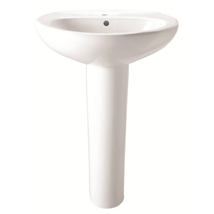 Own Brand Basin to Go 1 Tap Hole Basin and Pedestal Price Comparisons | Compare The Build