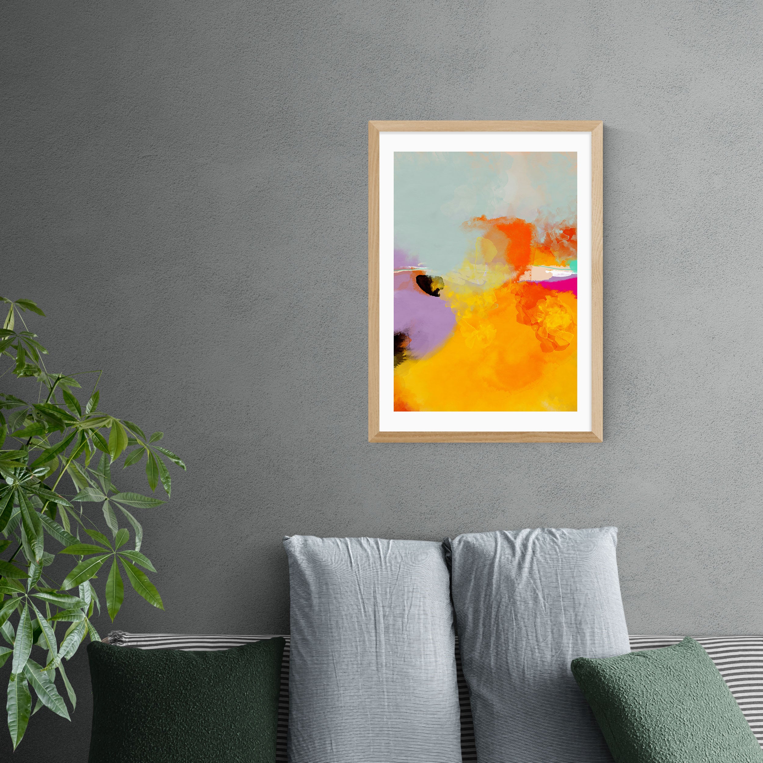 East End Prints Yellow Blush III Framed Print Orange Price Comparisons | Compare The Build