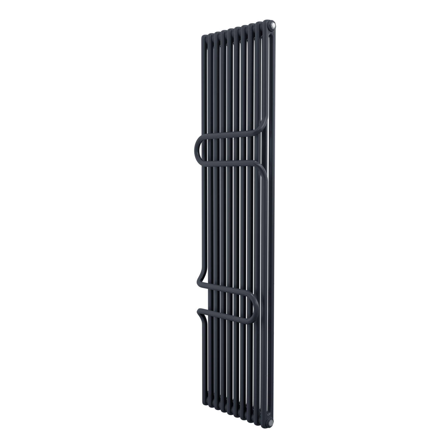 Trade Direct Aspect 2 Column Vertical Radiator, Anthracite, 1800mm x 460mm | Compare The Build