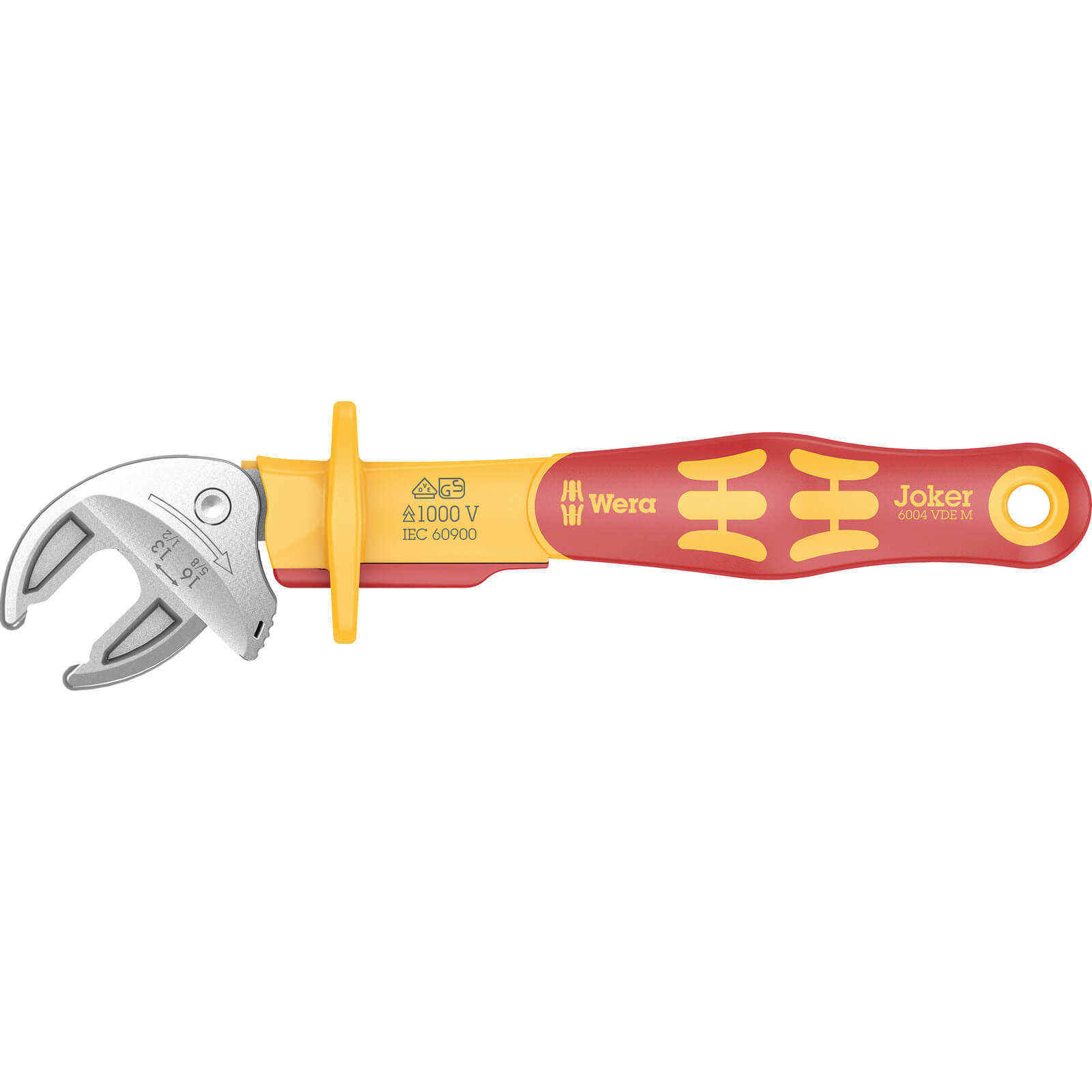 Wera Joker 6004 VDE Insulated Self Setting Adjustable Spanner 190mm | Compare The Build