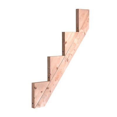 Softwood 4 Step Deck Riser (L) 1090mm Price Comparisons | Compare The Build