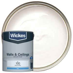 Wickes Vinyl Matt Emulsion Paint - Almost White No.100 - 5L Price Comparisons | Compare The Build