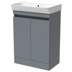 Wickes Easton Monument Grey Vanity Unit - 800 x 600mm Price Comparisons | Compare The Build