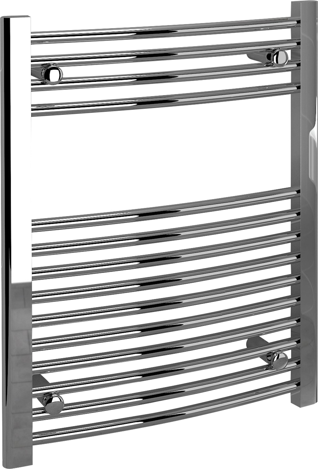 Kudox Curved Towel Radiator - Chrome 600 x 750 mm Price Comparisons | Compare The Build