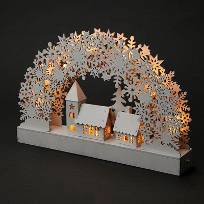 White Led Reindeer Forest Silhouette Price Comparisons | Compare The Build