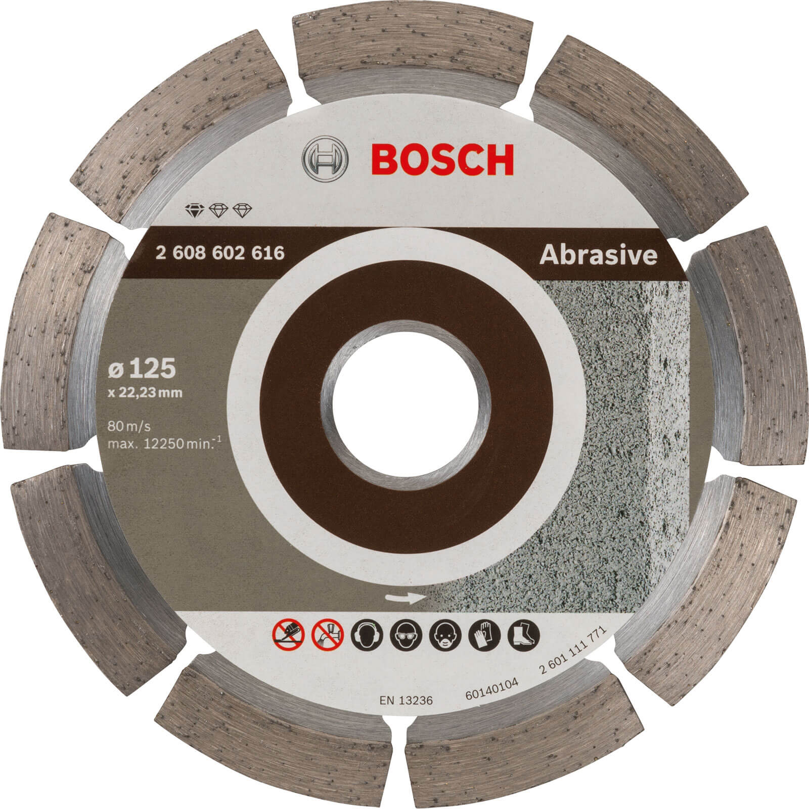 Bosch Diamond Disc Standard for Abrasive Materials 125mm Price Comparisons | Compare The Build