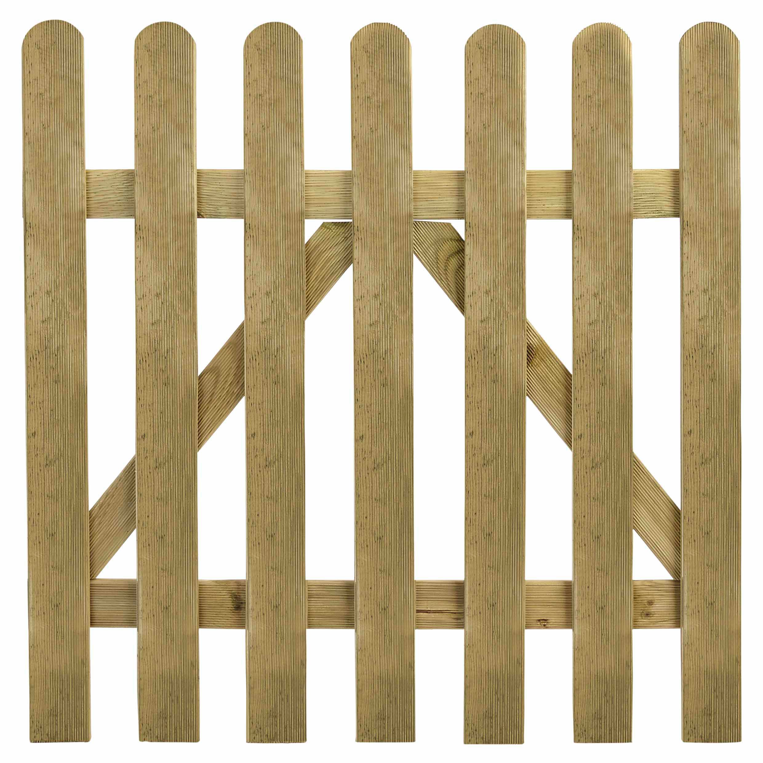Blooma Mekong Wood Round Top Gate, (H)1M (W)1M Price Comparisons | Compare The Build