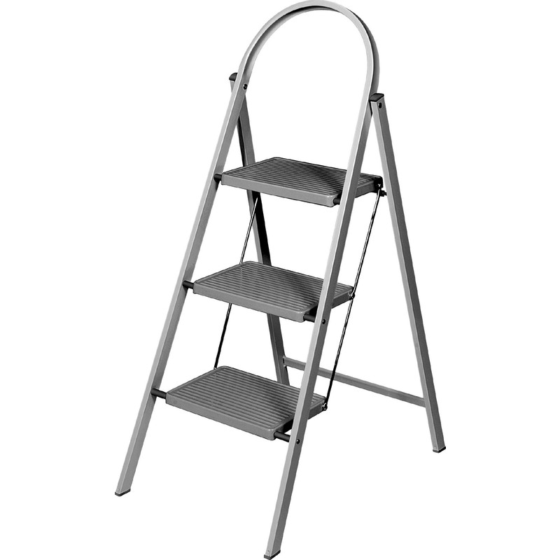 Werner Handy Step Stool 3 Tread SWH 2.43m Price Comparisons | Compare The Build