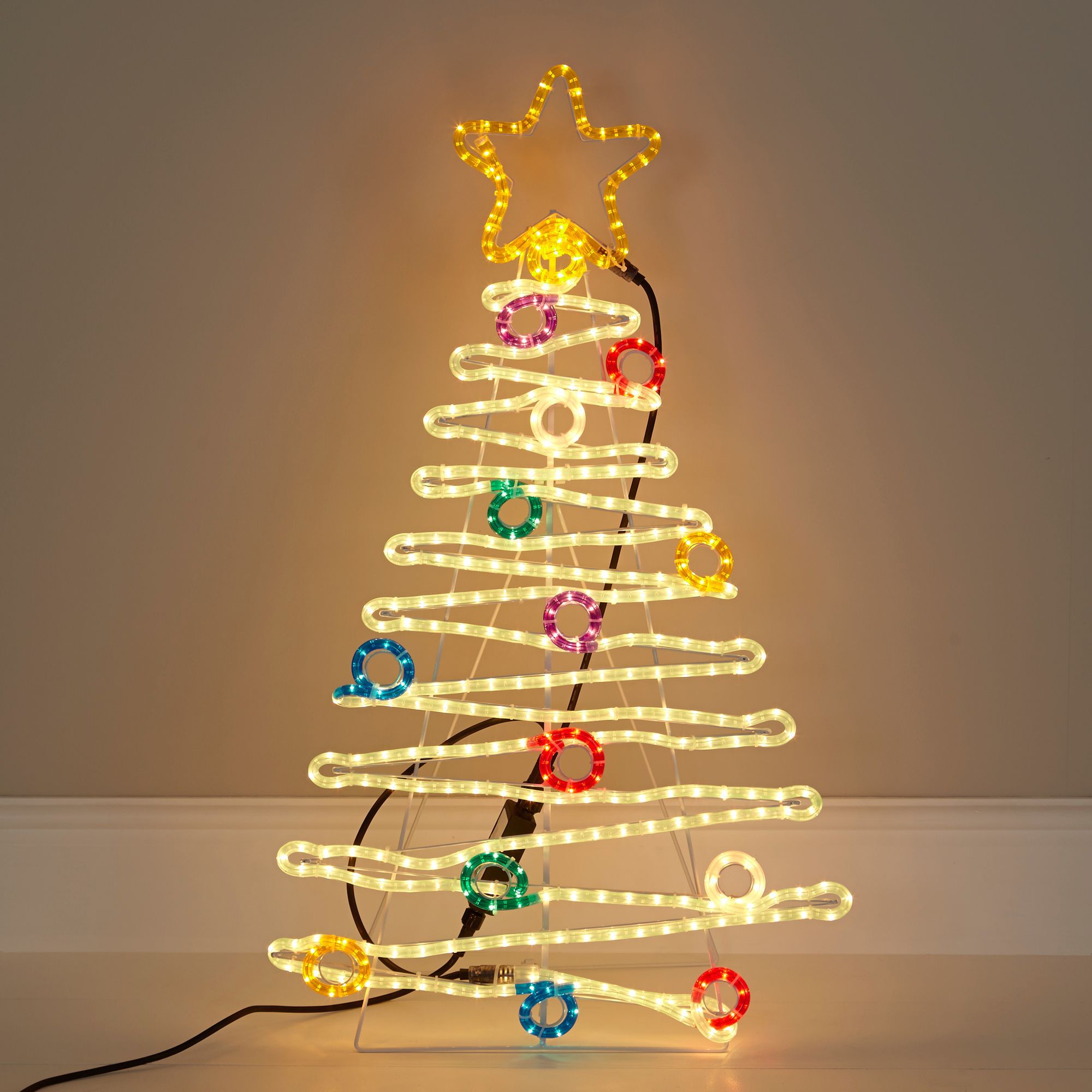 Mains Operated Flashing Tree Silhouette Price Comparisons | Compare The Build