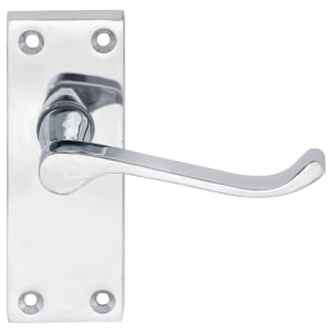 Victorian Scroll Chrome Latch Door Handle - 3 Pairs Price Comparisons | Compare The Build