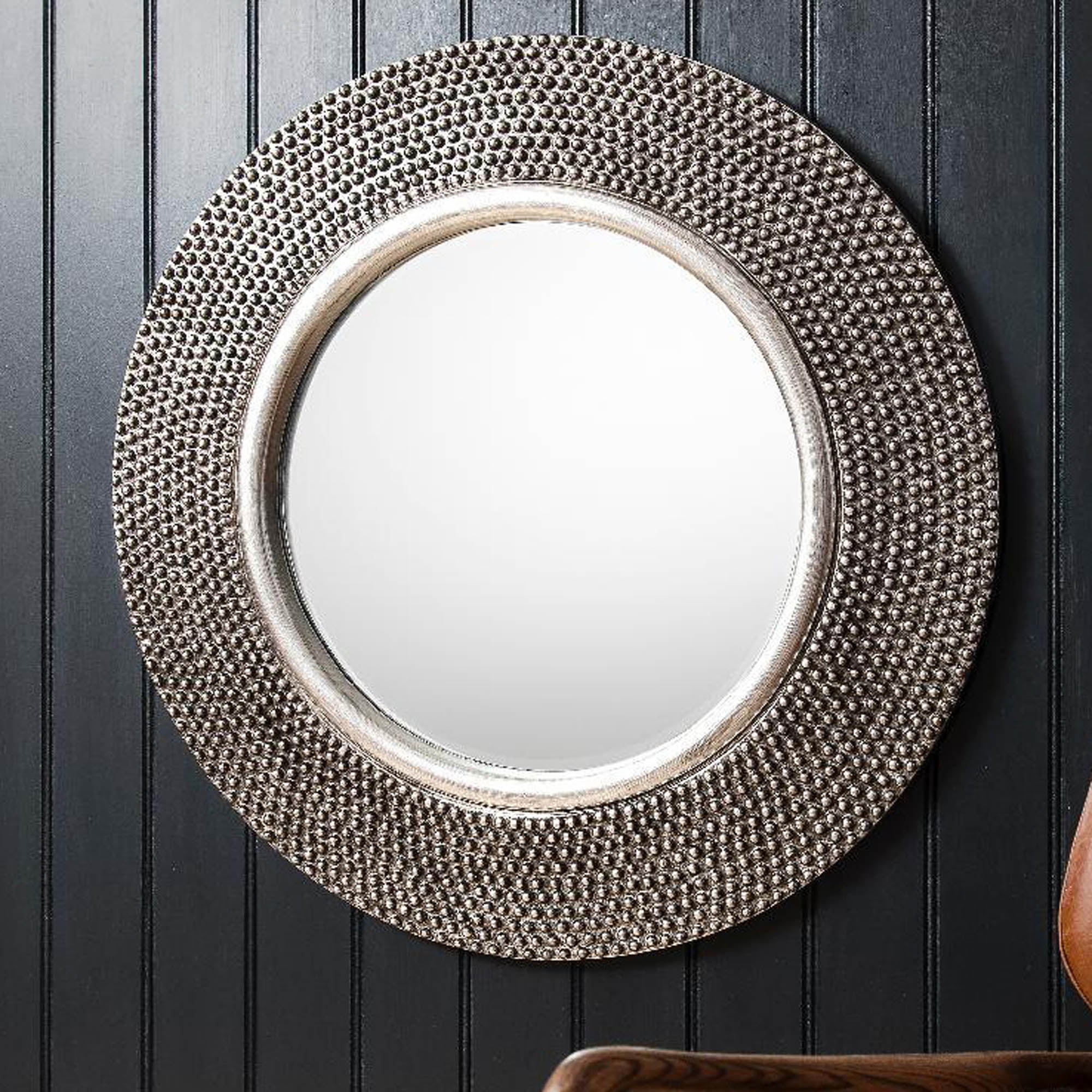 Danbury Round Wall Mirror, 80cm Silver Price Comparisons | Compare The Build