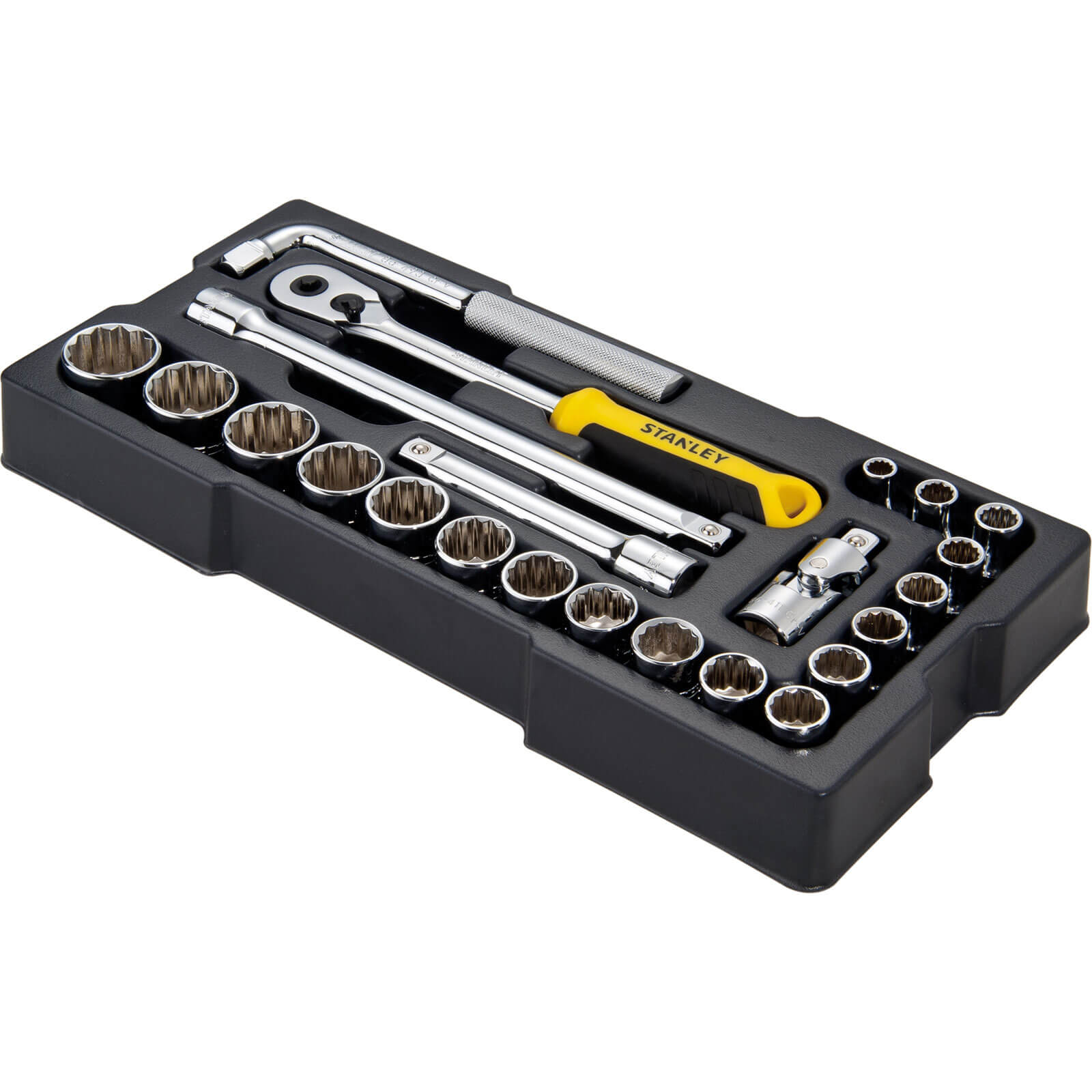 Stanley 23 Piece 1/2" Drive Socket Set Module 1/2" Price Comparisons | Compare The Build