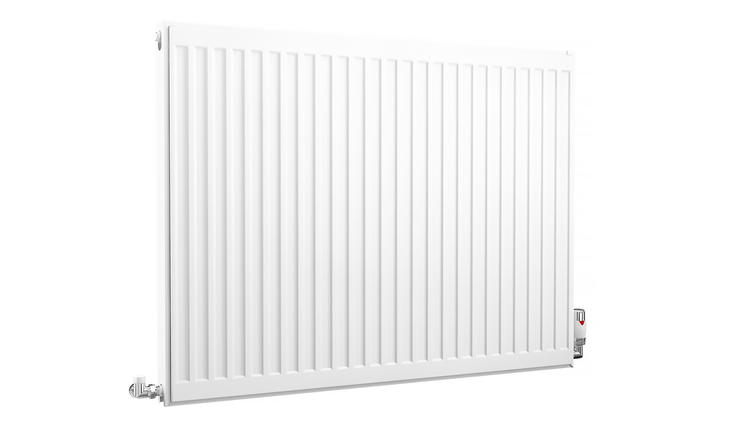 Kartell K-Rad Compact Horizontal Radiator, White, 750mm x 1000mm - Double Panel, Single Convector Price Comparisons | Compare The Build