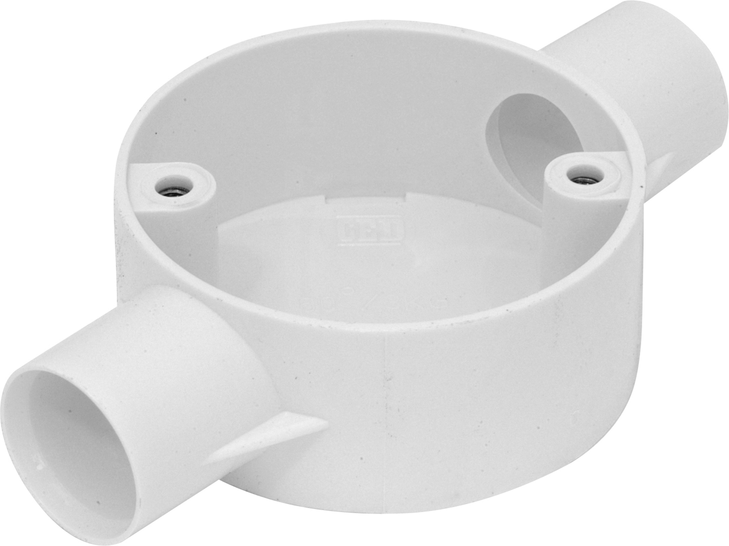 Profix PVC Conduit Box 2 Way Through Box White 25mm Price Comparisons | Compare The Build