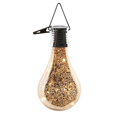 Painted Gold Effect Light Bulb Solar-Powered Led External Hanging Light Price Comparisons | Compare The Build