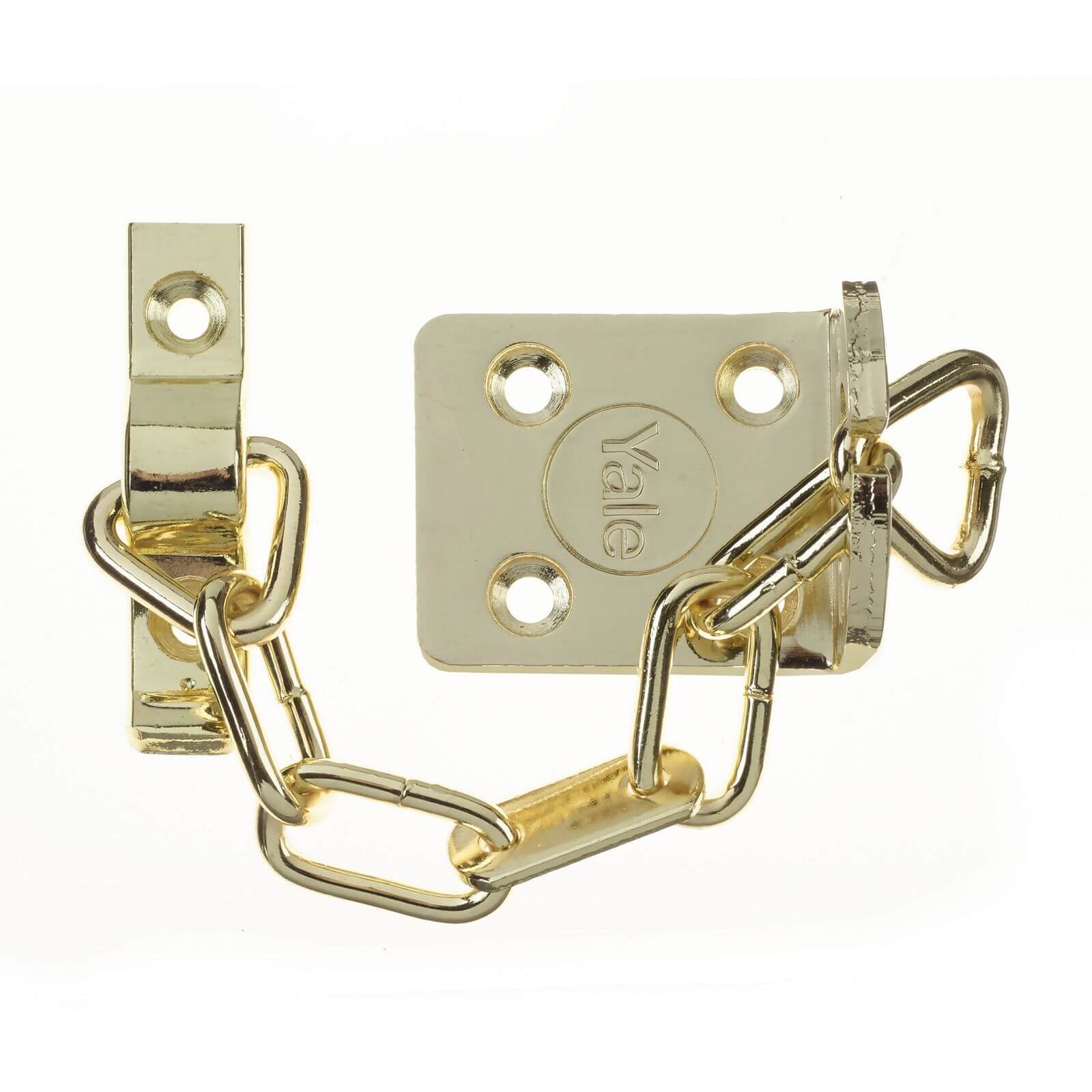 Yale WS6 TS003 rated Security Door Chain - Polished Brass | Compare The Build