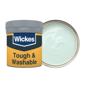 Wickes Tough & Washable Matt Emulsion Paint Tester Pot - Duck Egg No.900 - 50ml | Compare The Build