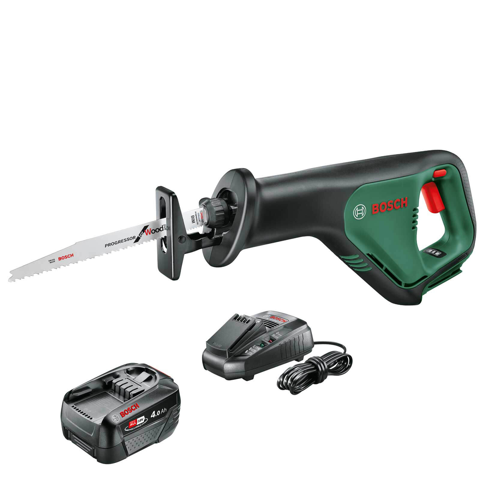 Bosch ADVANCEDRECIP 18v Cordless Recipro Saw 1 x 4ah Li-ion Charger No Case | Compare The Build