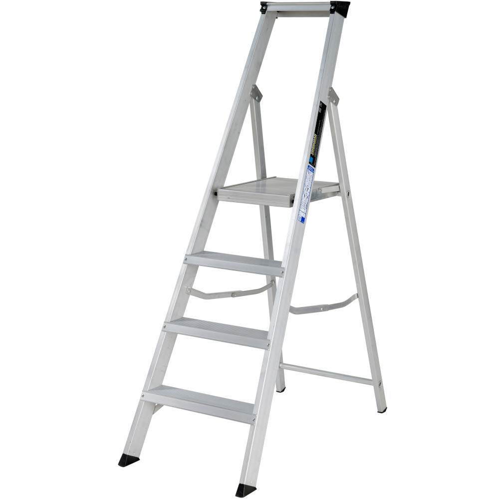 Youngman 4 Tread Industrial Platform Step Ladder - BS 2037 EN131 Professional 30431218 Price Comparisons | Compare The Build