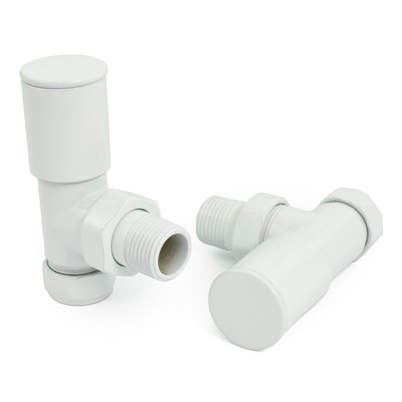 West Manual Valves, Milan, White Angled  - 8mm Price Comparisons | Compare The Build