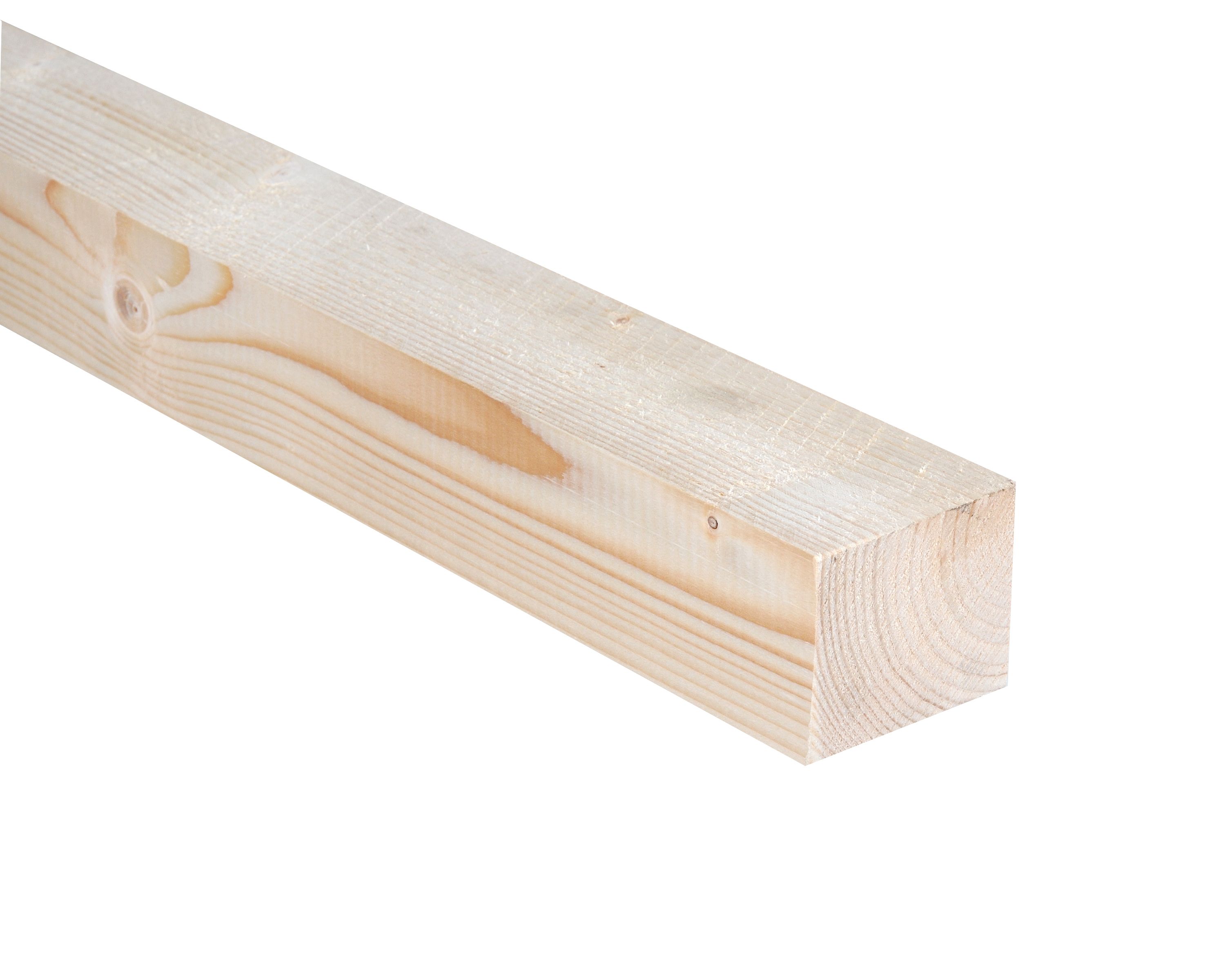 Rough Sawn Whitewood Spruce Timber (L)2.4M (W)50mm (T)47mm, Pack Of 8 Price Comparisons | Compare The Build