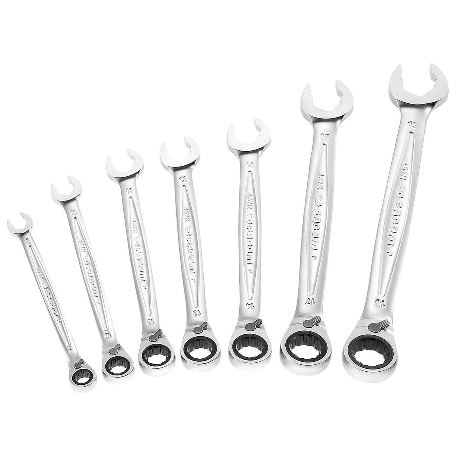 Facom 467R 7 Piece Ratchet Combination Spanner Set Price Comparisons | Compare The Build