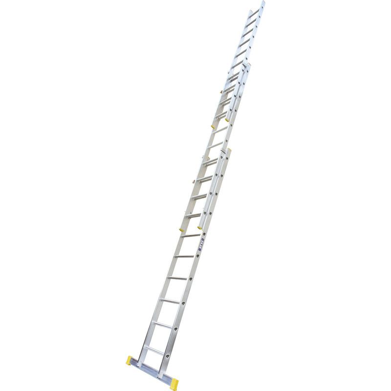 Lyte Ladders Lyte Trade Extension Ladder 3 section, Closed Length 2.92m Aluminium Price Comparisons | Compare The Build