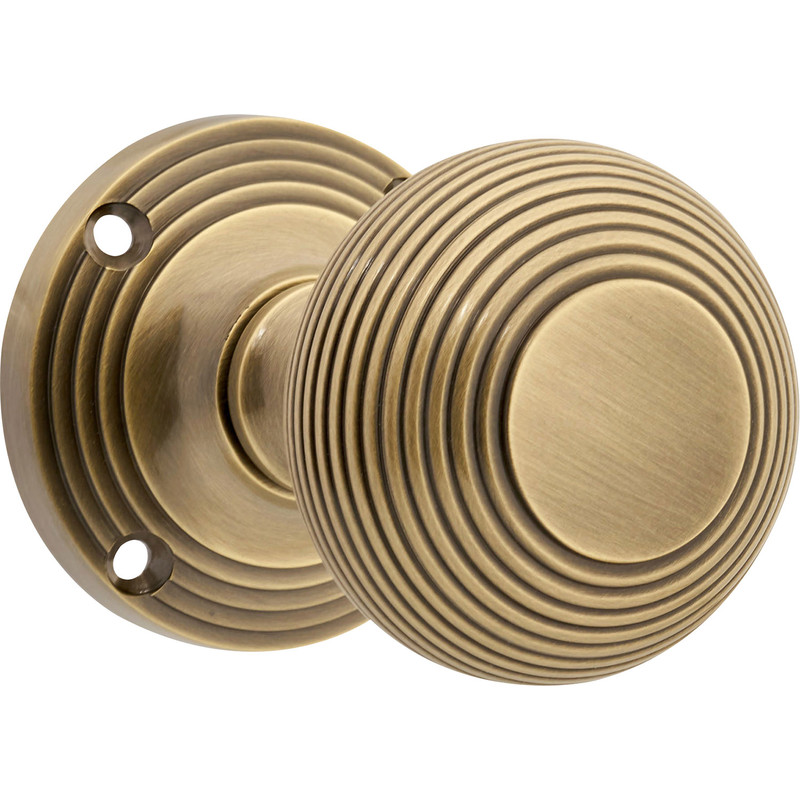 Designer Levers Beehive Mortice Knob Antique (Pair) in Brass Price Comparisons | Compare The Build