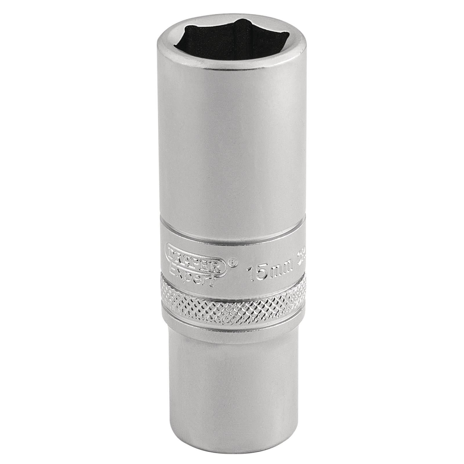 Draper 3/8" Drive Satin Finish Deep Hexagon Socket Metric 3/8" 15mm Price Comparisons | Compare The Build