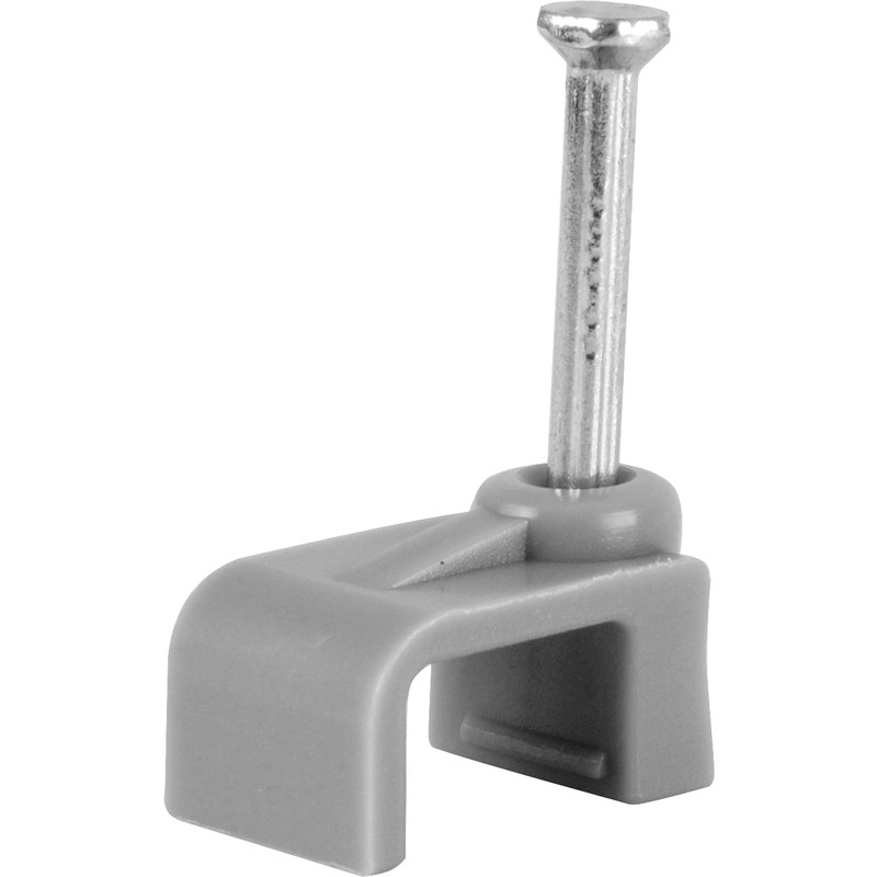 Unbranded Twin & Earth Cable Clips 1- 1.5mm (100 Pack) in Grey Price Comparisons | Compare The Build
