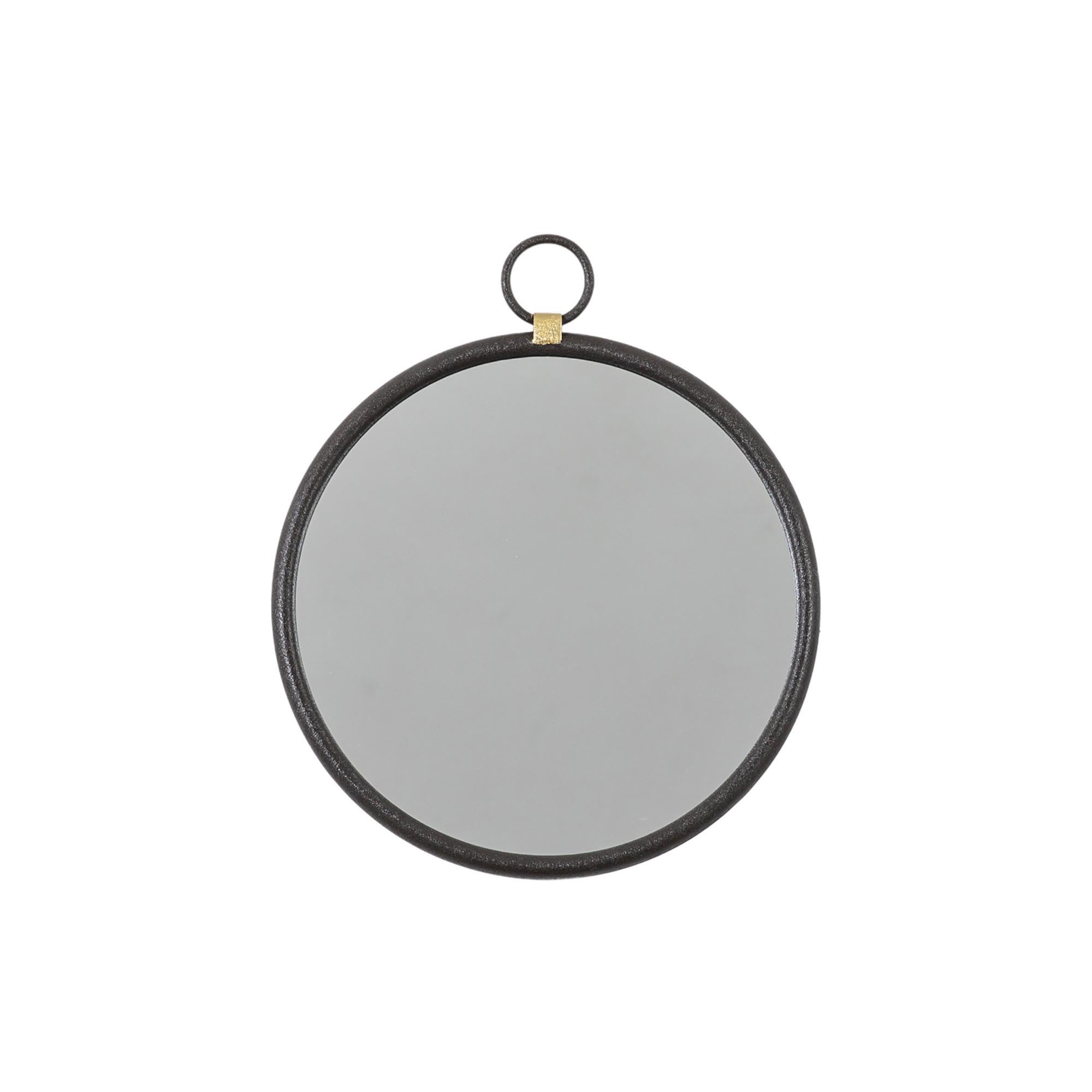 Orient Round Wall Mirror, 40x45cm Black Price Comparisons | Compare The Build