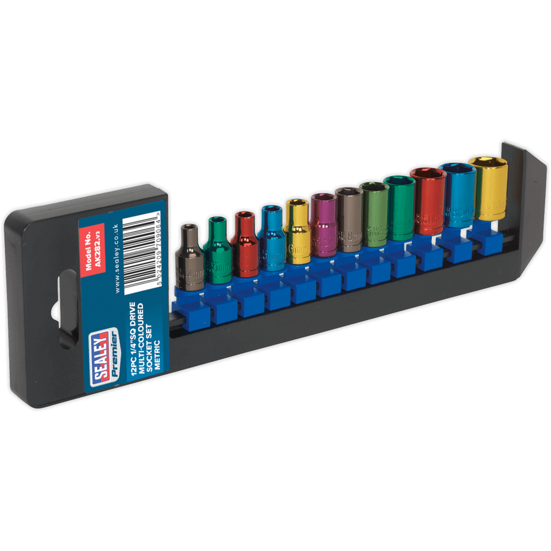 Sealey 12 Piece 1/4" Drive Coloured Hexagon WallDrive Socket Set Metric 1/4" Price Comparisons | Compare The Build