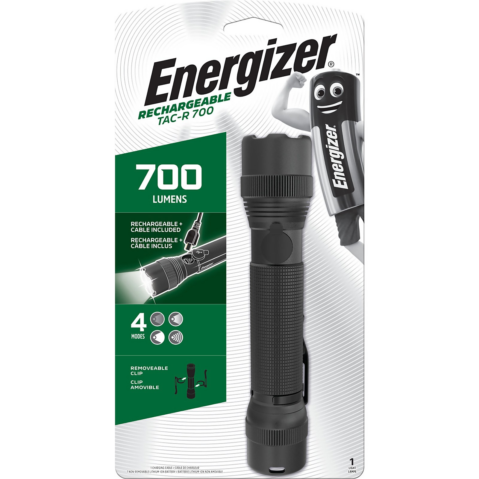 Energizer TAC-R 700 Rechargeable Tactical Metal Torch Price Comparisons | Compare The Build