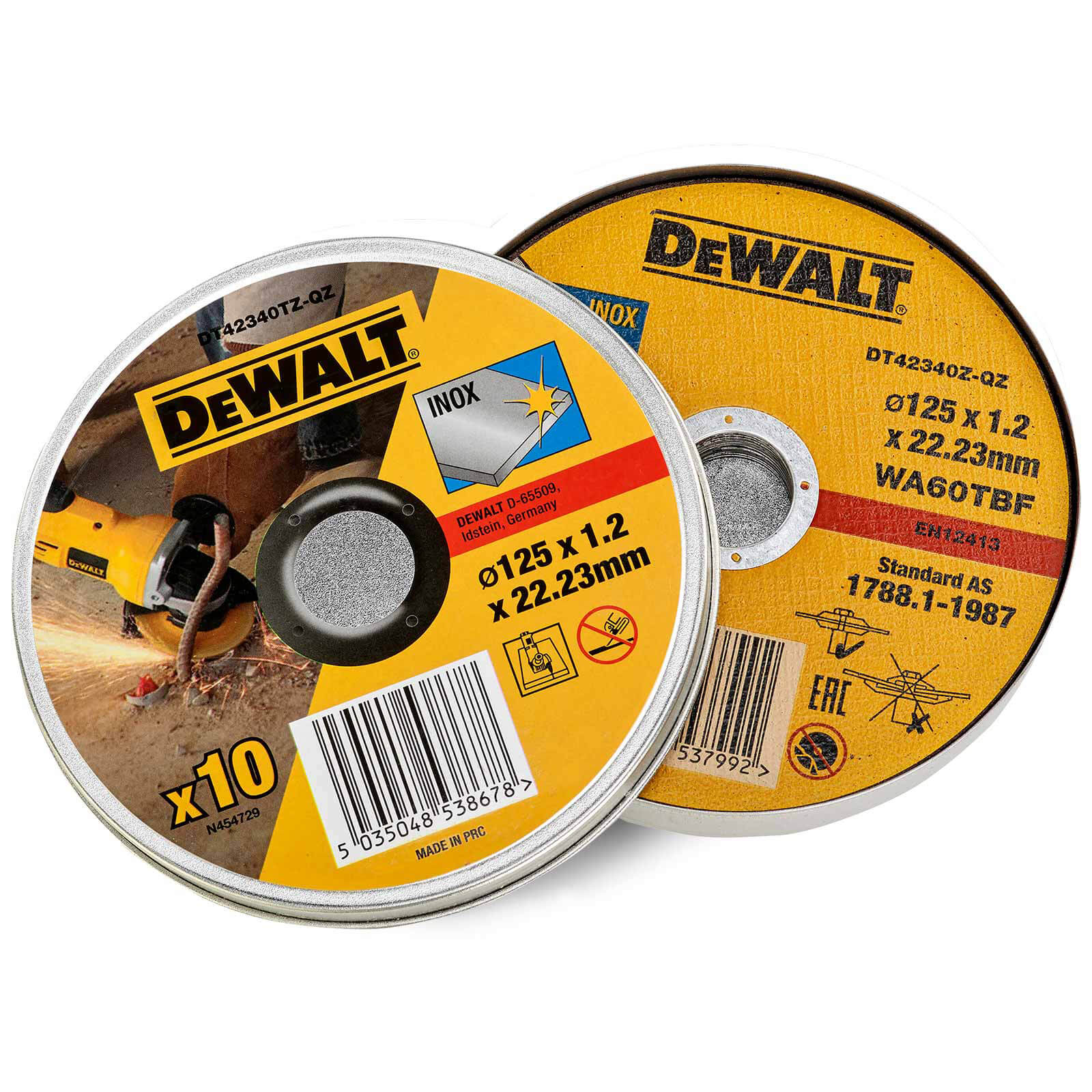 DeWalt INOX Thin Stainless Steel Cutting Disc 125mm | Compare The Build