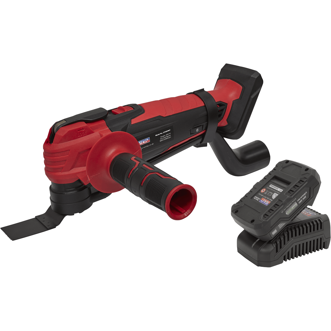 Sealey CP20VMT 20v Cordless Oscillating Multi Tool 1 x 2ah Li-ion Charger Bag Price Comparisons | Compare The Build