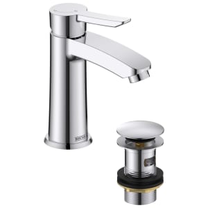 Bristan Apelo Eco Start Basin Mixer Tap with Clicker Waste - Chrome Price Comparisons | Compare The Build