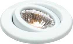 KnightsBridge 50W max. L/V Gimbal Downlight - White Price Comparisons | Compare The Build