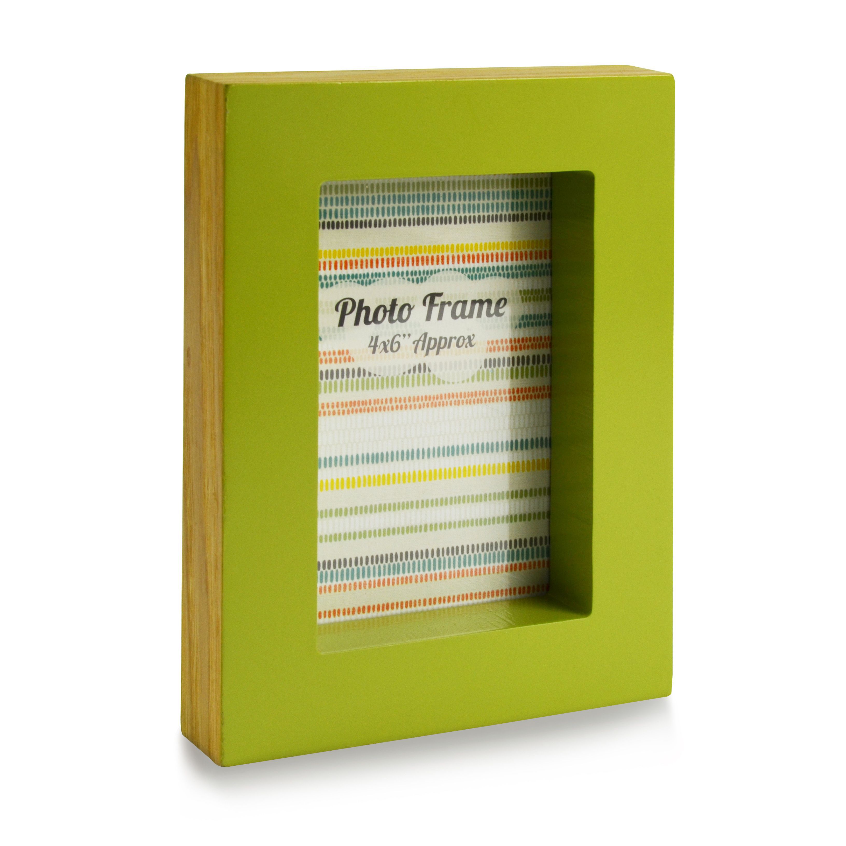 Green Wood Picture Frame (H)150mm X (W)202mm Price Comparisons | Compare The Build
