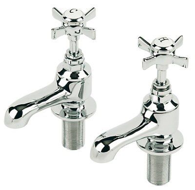 Swirl Edwardian Chrome Effect Pillar Tap, Pack Of 2 Price Comparisons | Compare The Build