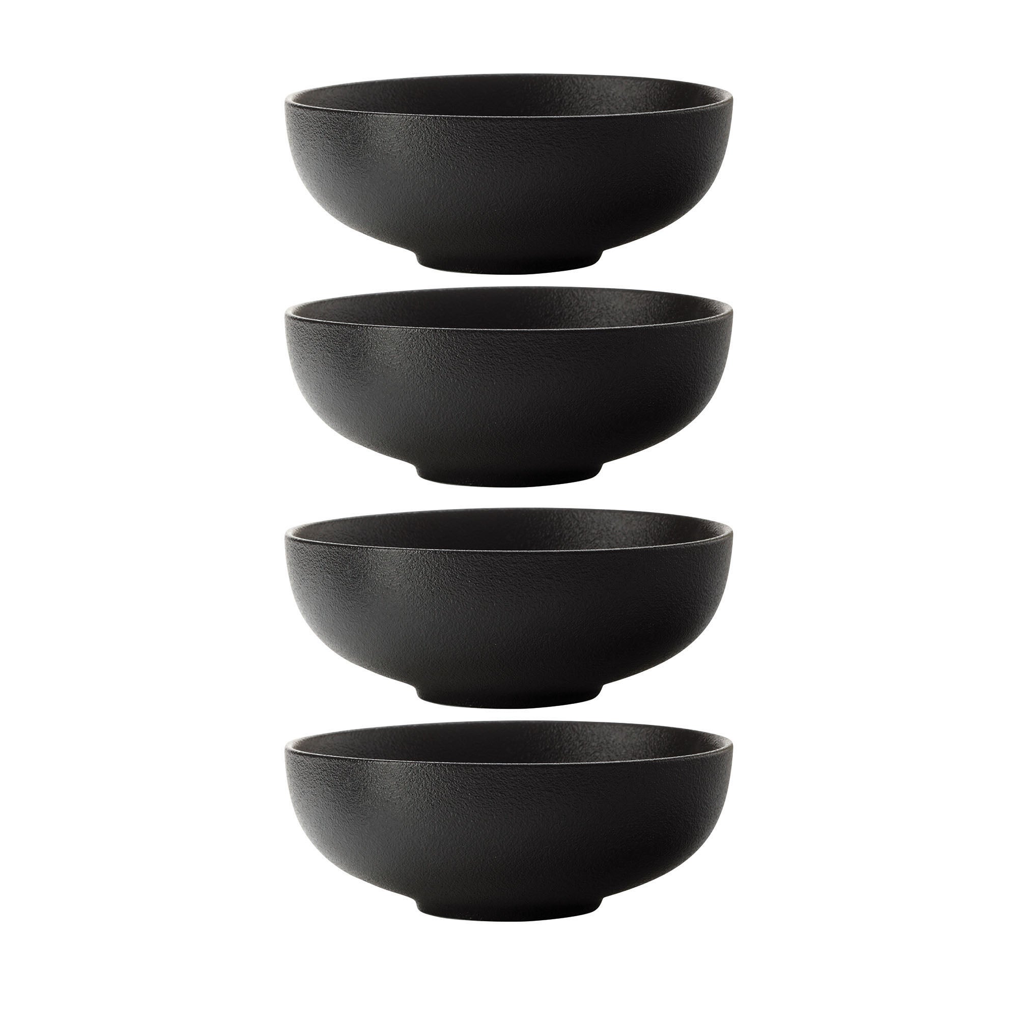 Set of 4 Maxwell & Williams Caviar Black Coupe Bowls Black Price Comparisons | Compare The Build