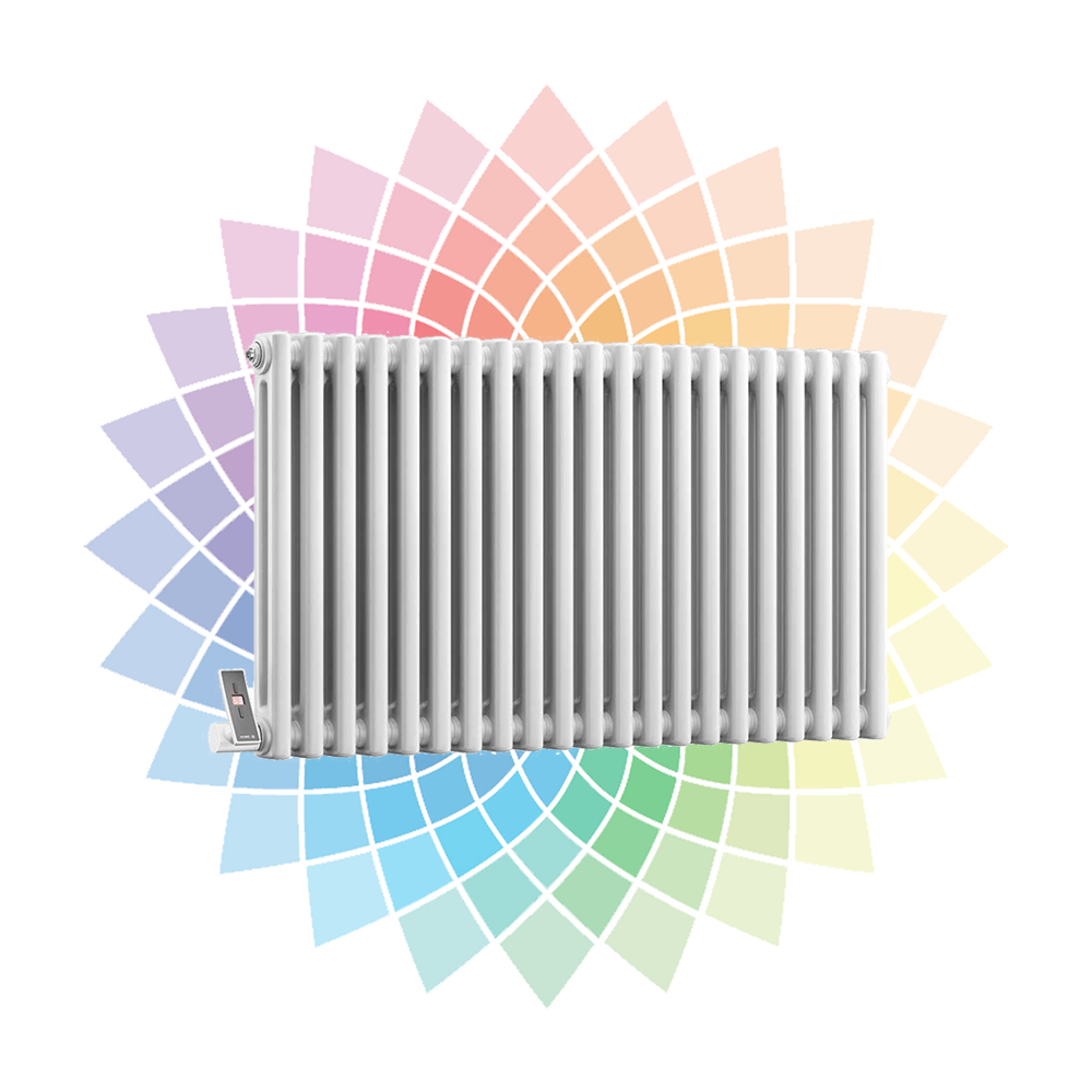 DQ Modus 2 Column Horizontal Radiator, Custom Colour, 600mm x 876mm (Electric) Price Comparisons | Compare The Build