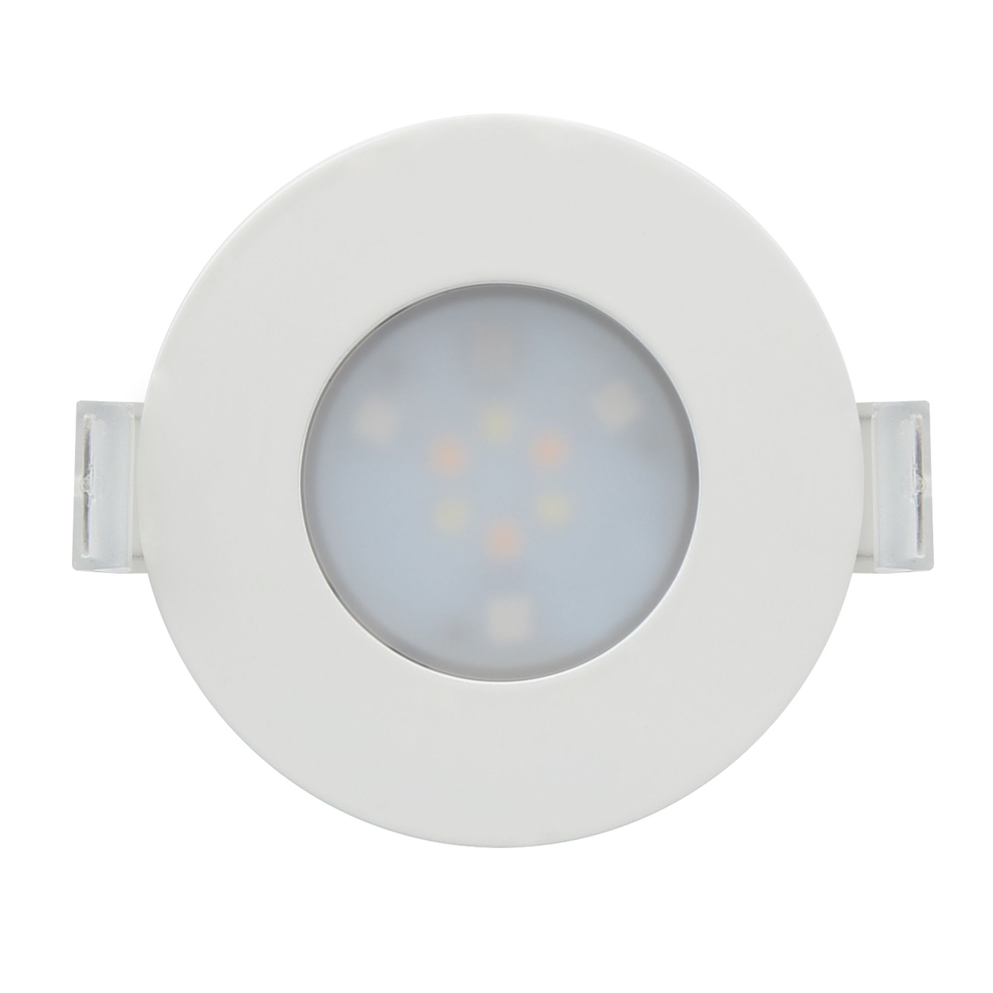 Colours Lemeta White Non-Adjustable Led Downlight 5.5W Ip65, Pack Of 3 Price Comparisons | Compare The Build