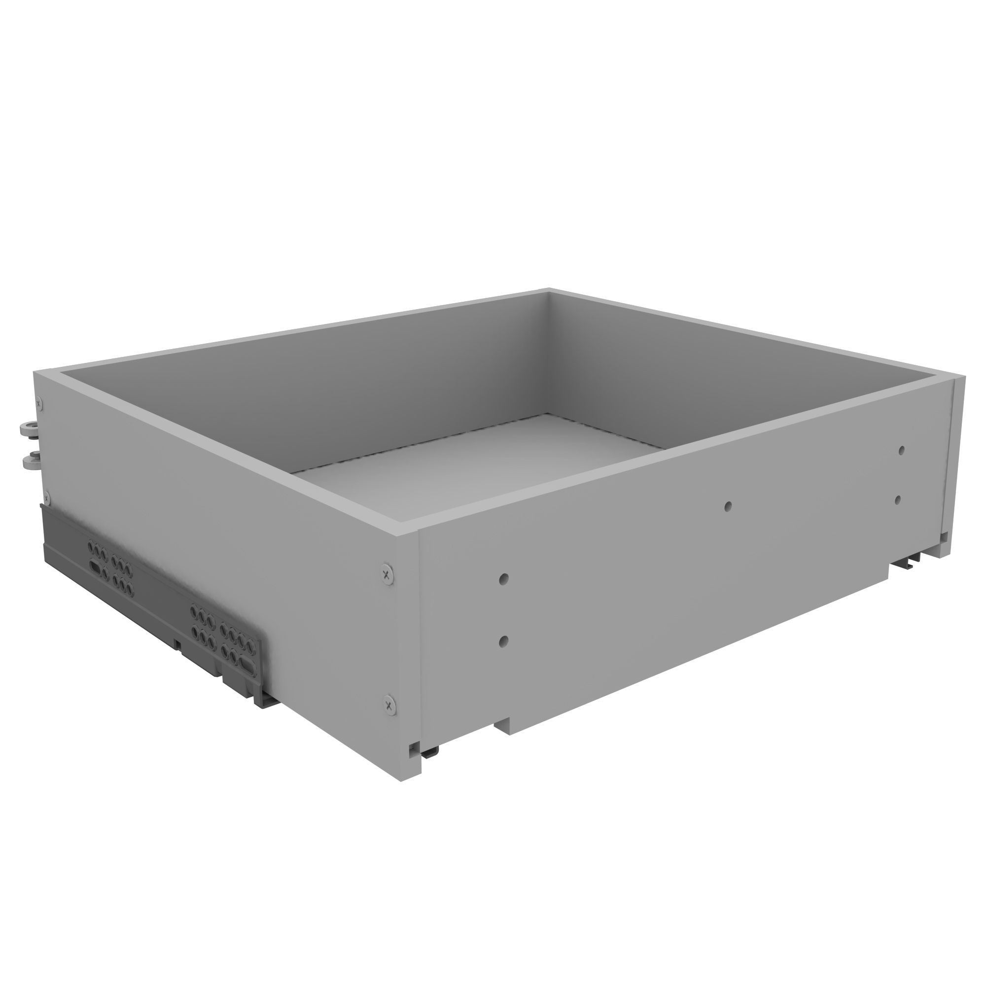 Form Oppen White Drawer Box (H)120mm (W)446mm (D)390mm Price Comparisons | Compare The Build
