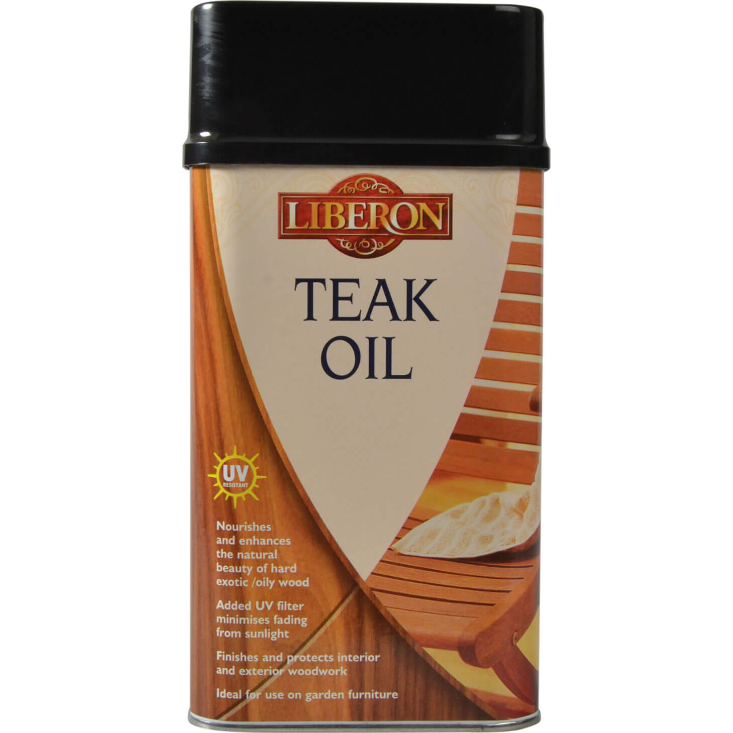 Liberon Satin Uv Resistant Teak Wood Oil, 1L Price Comparisons | Compare The Build