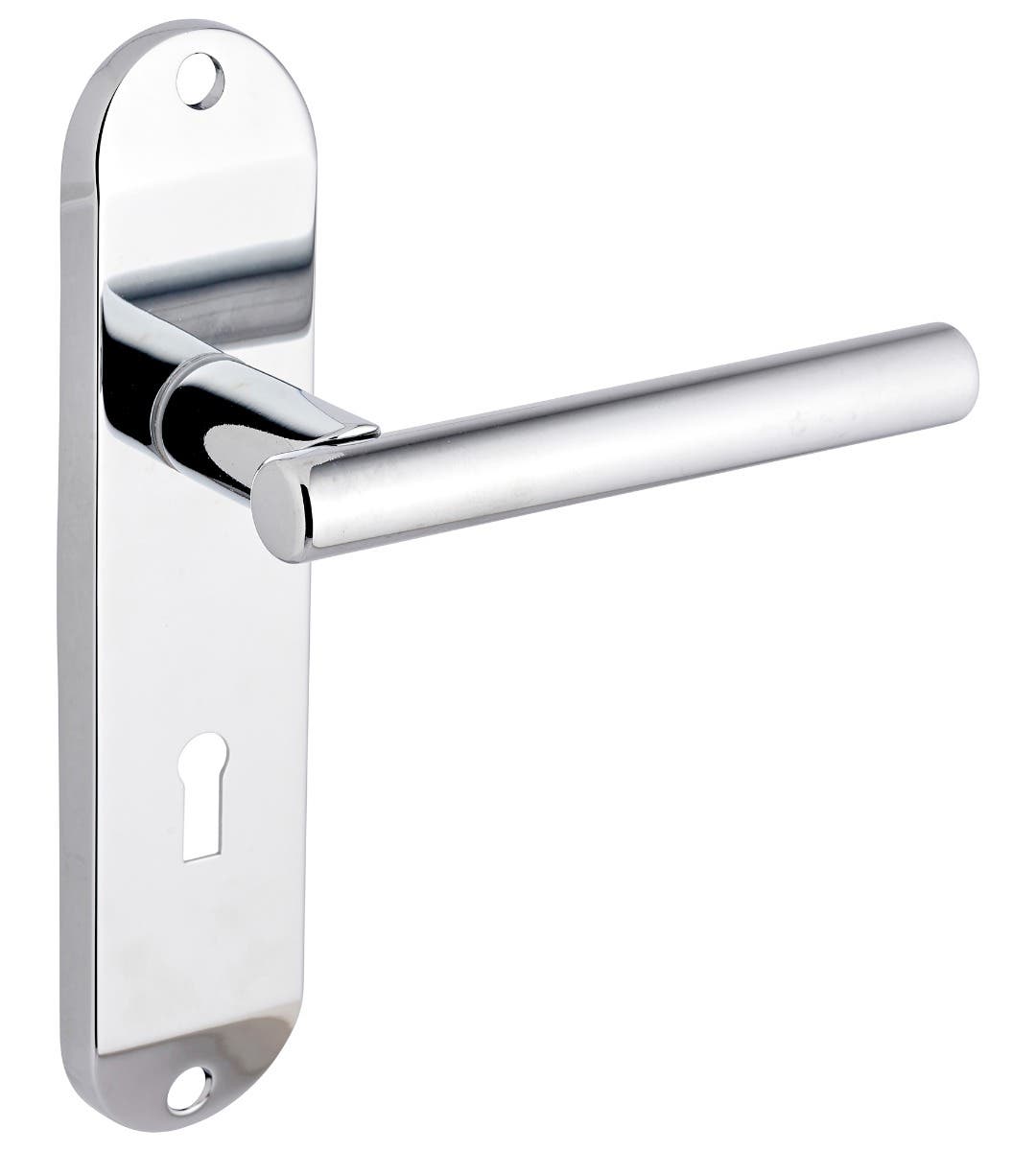 Kemsley T-Bar Polished Chrome Lever Lock Door Handle Price Comparisons | Compare The Build