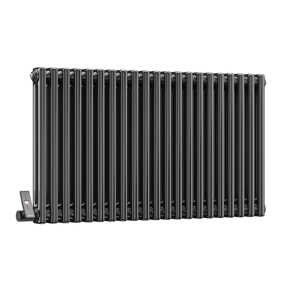 DQ Modus 2 Column Horizontal Radiator, Black Nickel, 600mm x 1060mm (Electric) Price Comparisons | Compare The Build