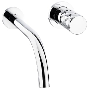 Abode Kite Wall Mounted Basin Mixer Tap - Chrome Price Comparisons | Compare The Build